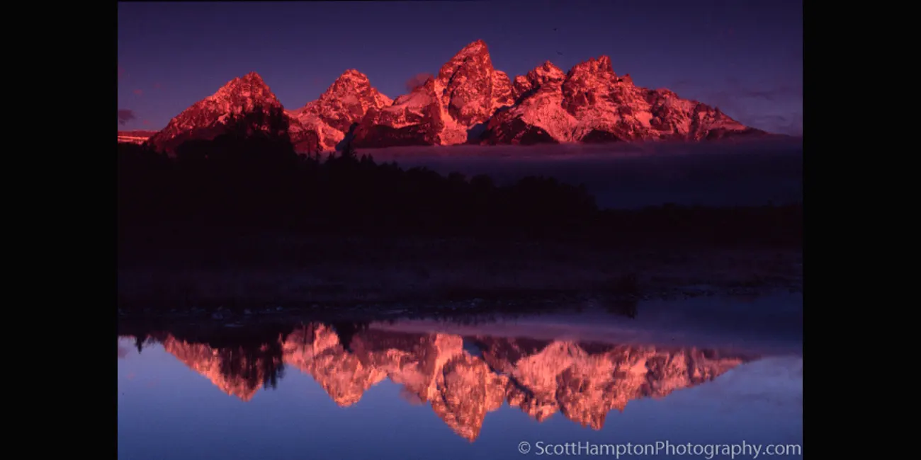 Sunrise in The Grand Tetons
